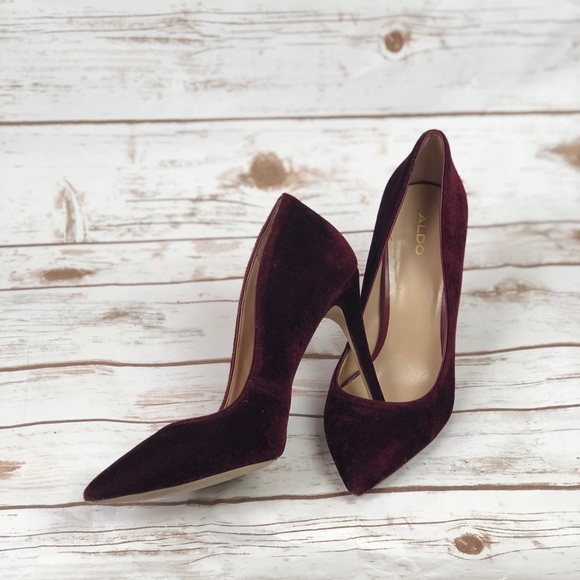 Aldo Shoes - ALDO Velvet Scarpin Pointed Heels